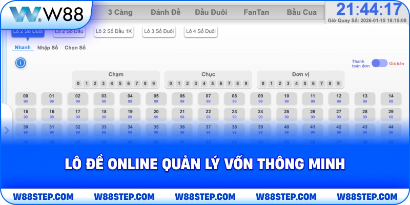Lô đề online quản lý vốn thông minh